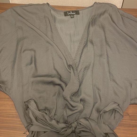 *NWOT* Lulus Olive Green Romper - Picture 8 of 9